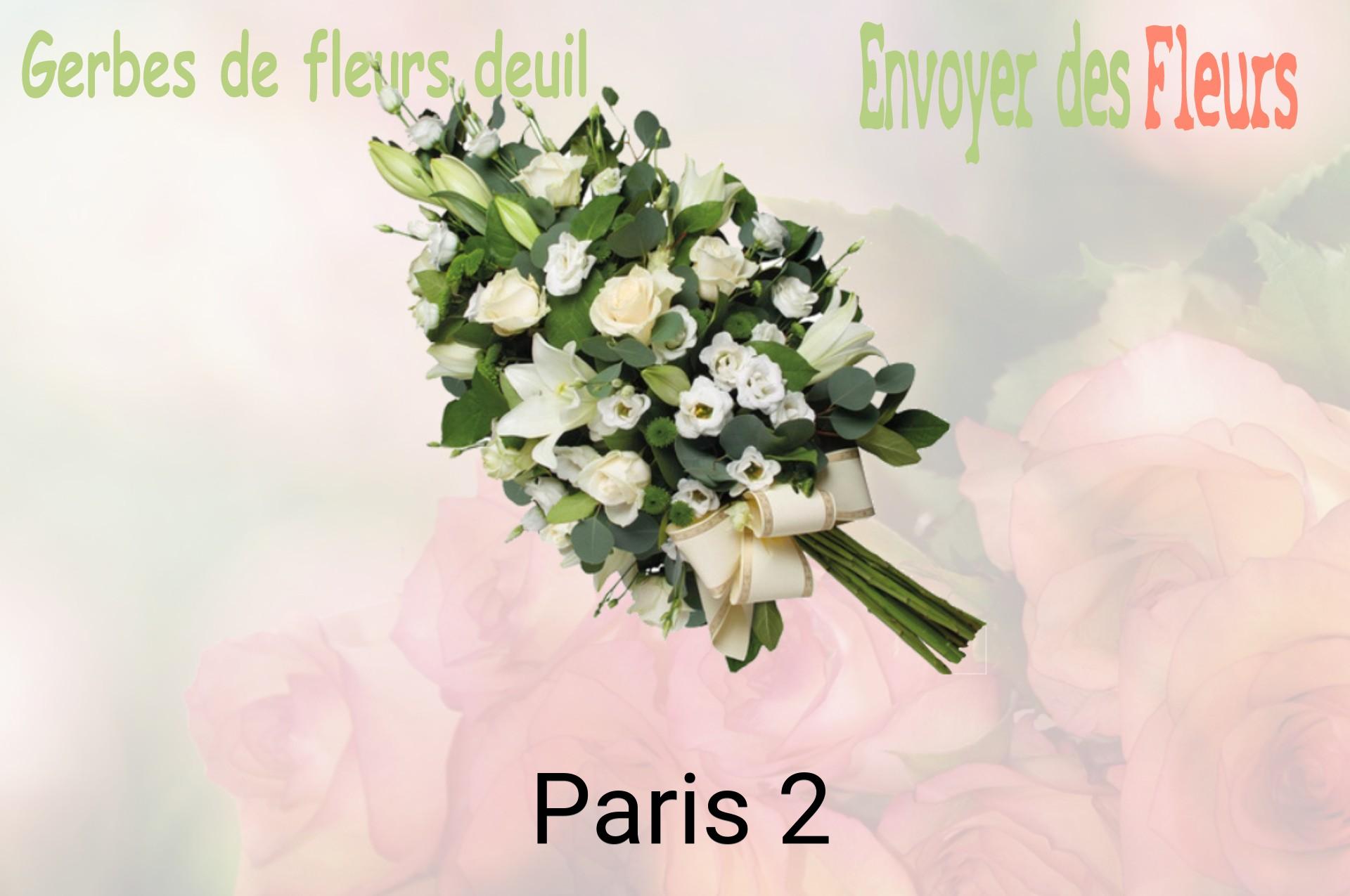 Gerbe de fleurs de deuil livrée à Paris-2